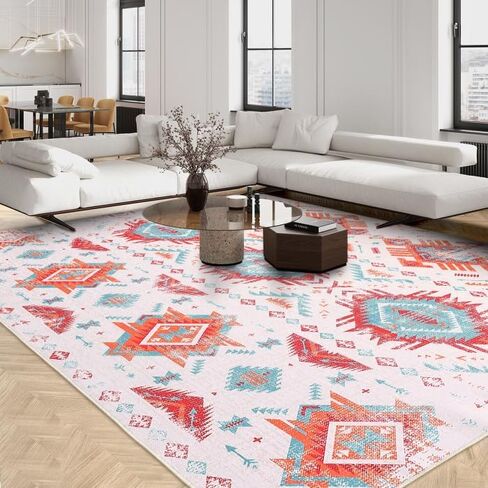 سجادة منطقة COZYLOOM مقاس 8 × 10 صناديق حديثة سجادة كبيرة غير قابلة للانزلاق سجادة منخفضة الوبر رفيعة للغاية وغطاء للأرضية الداخلية سجادة قابلة للغسل لغرفة المعيشة وغرفة الطعام، رمادي داكن in Kuwait