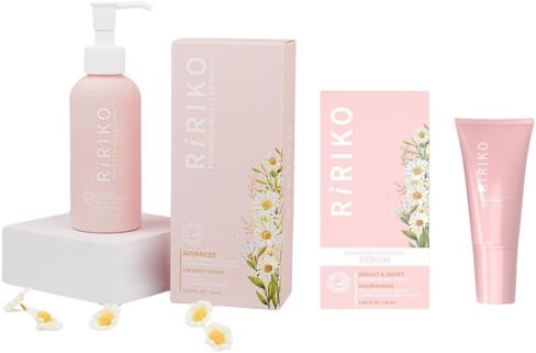 RIRIKO FEMININE WASH Feminine wash for women, 150 ml, ADVANCED RECOVERY SERUM 30 ml. honey chamomile scent. 1set in Saudi Arabia