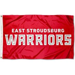 College Flags & Banners Co. East Stroudsburg Warriors Wordmark Flag