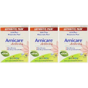 Boiron Arnicare Arthritis - 60 tabs 60 Count (Pack of 3)