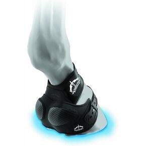 Unisex Carbon Shield Heel Protector Black Large