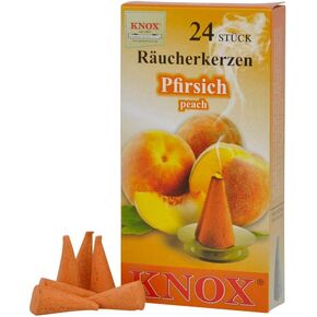 Knox Apotheker Hermann Zwetz 24 Medium Peach Incense Cones