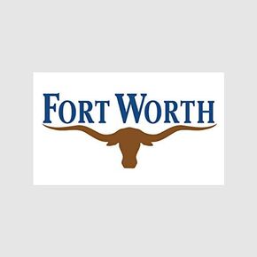 Fort Worth City Flag Sticker Decal Self Adhesive Texas tx Tarrant County 4.00" Wide