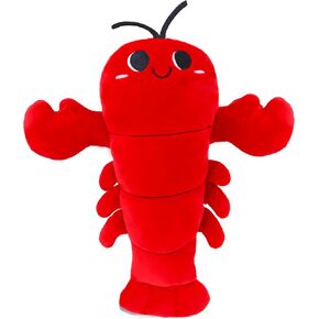 Microwavable Lobster Plush Heating Pad for Cramps and Pain Relief, Lavender-Scented Cozy Warm Stuffed Animal, Perfect Relaxation and Stress Relief Gift for Women
