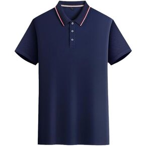 BSLVWG Men's Polo Shirts Short Sleeve Quick Dry Golf T Shirts Regular Fit Casual Workout Polo Shirts