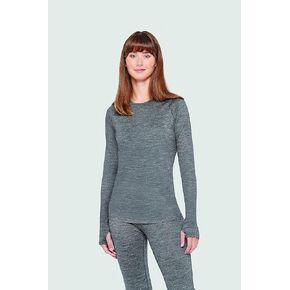 Terramar Women's Merino Crew Long Sleeve Shirt