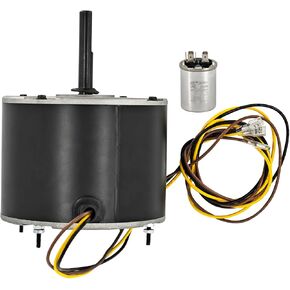 محرك مروحة مكثف HC37GE219 MOT99133، محرك مروحة 1/5 حصان 208/230 فولت 1100 دورة في الدقيقة استبدال 5KCP39DGY543S 5KCP39EGUA11BS HC37GE219A HB38GR219 HB38GQ230 HB38GQ230A 1172775 1186447 1191329 Y7S623C269L in Kuwait