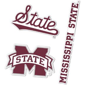 Desert Cactus Mississippi State University Stickers Bulldogs MSU Vinyl Decals Laptop Water Bottle Car Scrapbook T5 (Type 5-1)