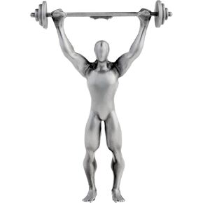Bodybuilder Novelty Beer Bottle Opener for Weightlifters, Athletes, and Sports Fans, Heavy Duty Stainless Steel Cap Puller, Small and Portable, Hilarious Gift for Men or Women