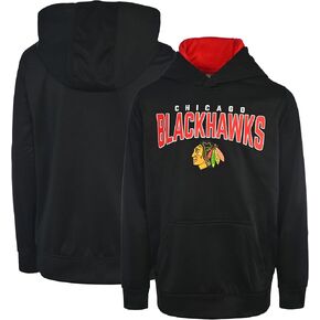 Outerstuff NHL Kids Youth 4-20 Power Play Logo Pullover Performance Hoodie Sweatshirt
