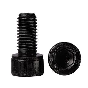 M10-1.5 x 25mm Socket Head Cap Screws, M10x1.5 Bolt,12.9 Grade Alloy Steel, Allen Socket Drive, Black Oxide Finish, Full Thread, Quantity 10