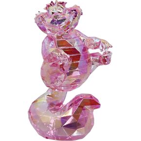 Enesco FACETS Disney Alice in Wonderland The Cheshire Cat Figurine, 3.78 Inch, Pink