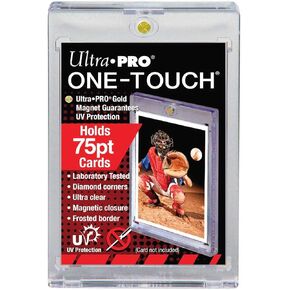 1 (One) 75pt Ultra Pro One-Touch Magnet Card Holder for Thicker Baseball and other Trading Cards