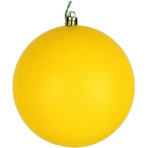Vickerman 623985-2.4" Yellow Matte Ball Christmas Tree Ornament (24 pack) (N590678DMV)