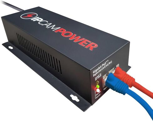 طاقة فائقة 802.3bt 90 وات POE ++ حاقن جيجابت 10/100/1000، حافظة معدنية متينة، كاميرات IP تعمل بالطاقة، إضاءة POE، التحكم في الوصول in Kuwait