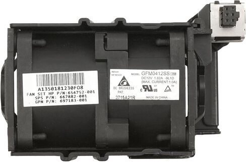 استبدال مروحة التبريد لـ HP DL360 DL360e DL360p G8 Gen8 654752-001 667882-001 697183-001 GFM0412SS in Kuwait
