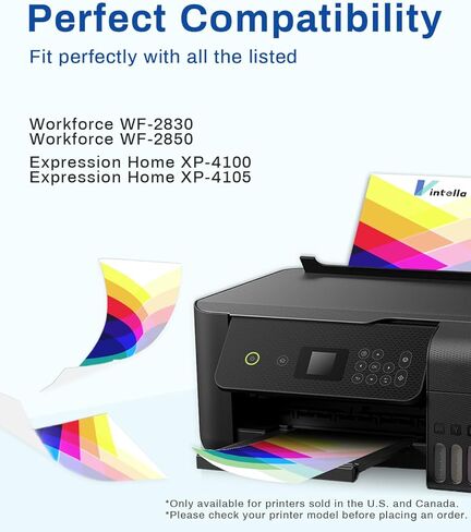 212XL Remanufactured Ink Cartridge Replacement for Epson 212 Black Ink Cartridges 212XL T212 T212XL for Expression Home XP-4100 XP-4105 Workforce WF-2830 WF-2850 Printer (Black Only, 2 Pack) in Saudi Arabia