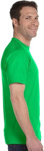 Gildan Mens DryBlend 50 Cotton/50 Poly T-Shirt, Large, Lime in Saudi Arabia