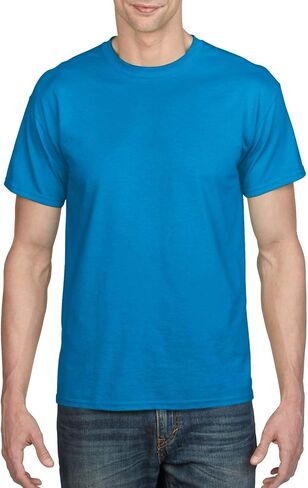 Gildan Mens DryBlend 50 Cotton/50 Poly T-Shirt, Large, Lime in Saudi Arabia