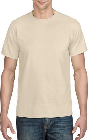 Gildan Mens DryBlend 50 Cotton/50 Poly T-Shirt, Large, Lime in Saudi Arabia