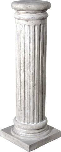 Design Toscano Classical Greek Fluted Garden Plinth Base Statuary Pedestal, Medium, 30 in Saudi Arabia