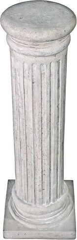 Design Toscano Classical Greek Fluted Garden Plinth Base Statuary Pedestal, Medium, 30 in Saudi Arabia