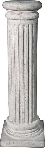 Design Toscano Classical Greek Fluted Garden Plinth Base Statuary Pedestal, Medium, 30 in Saudi Arabia