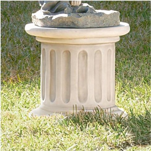 Design Toscano Classical Greek Fluted Garden Plinth Base Statuary Pedestal, Medium, 30 in Saudi Arabia