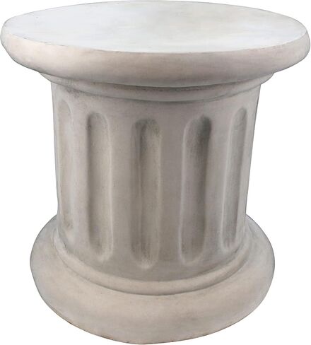 Design Toscano Classical Greek Fluted Garden Plinth Base Statuary Pedestal, Medium, 30 in Saudi Arabia