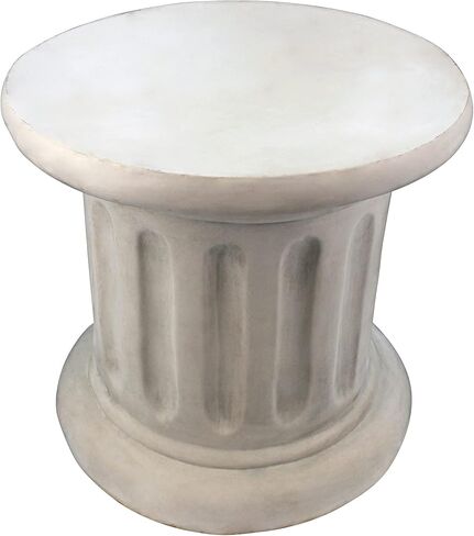 Design Toscano Classical Greek Fluted Garden Plinth Base Statuary Pedestal, Medium, 30 in Saudi Arabia