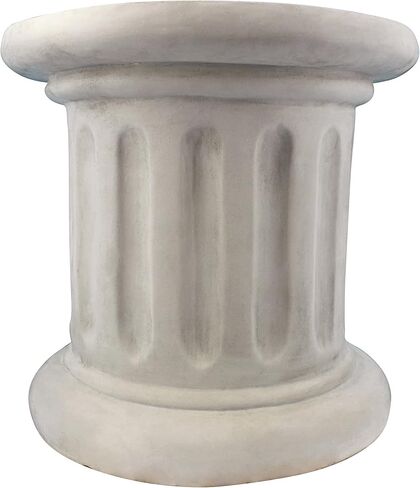 Design Toscano Classical Greek Fluted Garden Plinth Base Statuary Pedestal, Medium, 30 in Saudi Arabia