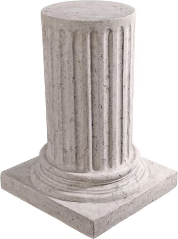 Design Toscano Classical Greek Fluted Garden Plinth Base Statuary Pedestal, Medium, 30 in Saudi Arabia