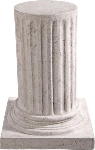 Design Toscano Classical Greek Fluted Garden Plinth Base Statuary Pedestal, Medium, 30 in Saudi Arabia