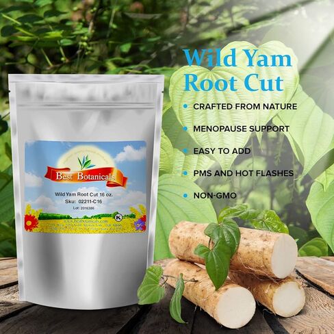 Best Botanicals Wild Yam Root Cut 16 oz. in Saudi Arabia