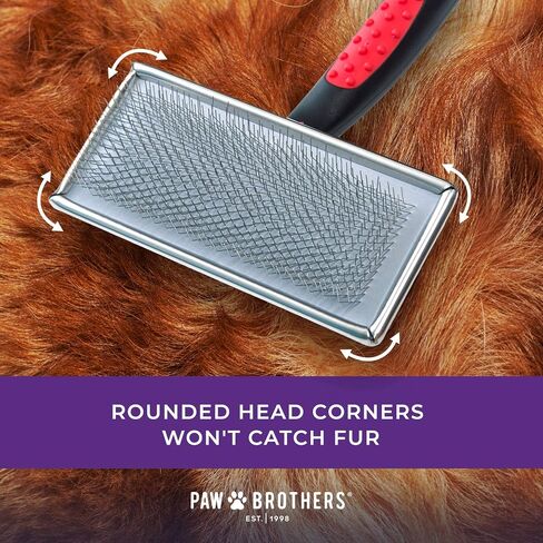 Paw Brothers Flat Slicker Brush, Large/X-Large in Saudi Arabia