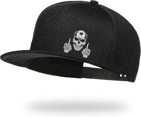 Negi Snapback Hats for Men Black Adjustable Trucker for Dad from Boy Cap Adjustable Skull Baseball Cap in Saudi Arabia