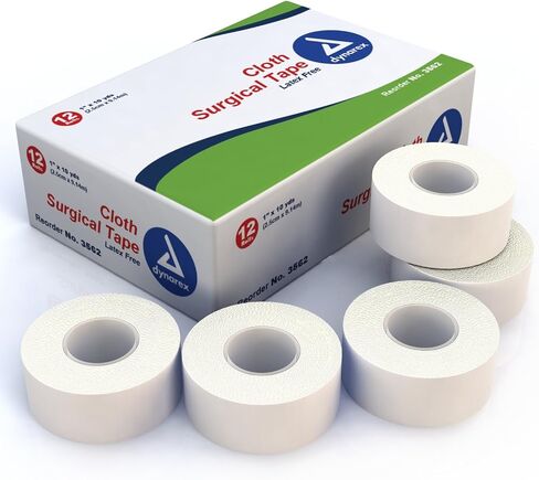 Cloth Surgical Tape - 1 Inches X 10 Yds, (box of 12 RL) by DYANAREX in Saudi Arabia