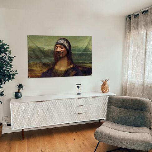 Generic 3x5 FT Monaa مضحك نسيج الكرتون ديكور الغرفة المفروشات لديكور غرفة النوم الكلية، غرفة المعيشة، الهدايا in Saudi Arabia