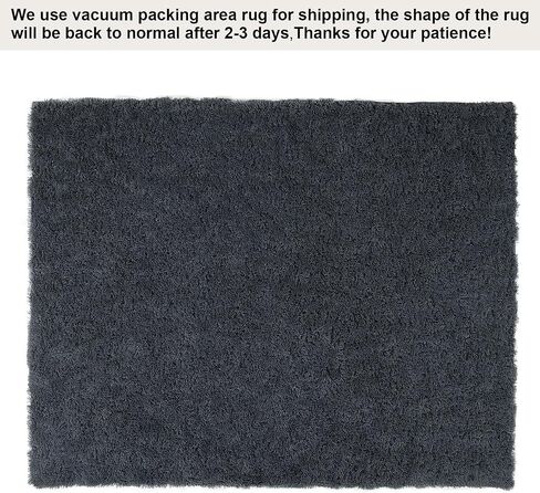HOMBYS Fluffy Area Rug 10x14 ft for Living Room, Large Soft Shaggy Faux Fur Carpet for Bedroom, Non-Skid Plush Fuzzy Rug for Kids Playroom Home Decor, Black in Saudi Arabia
