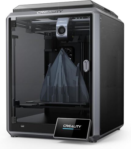 Creality K1 Speedy 3D Printer, 600mm/s High Speed, Core XY, Faster and Smarter with 32mm³/s Flow,Auto Leveling,Self-Test,Solve Ringing G-Sensor,Fast Cooing,Die-cast Frame 220x220x250mm in Saudi Arabia