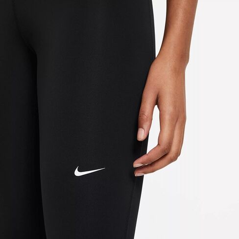 بنطال ضيق Pro 365 نسائي من Nike بجزء شبكي قصير متوسط ​​الارتفاع (B(CZ6497-010)/W، X-Small) in Kuwait