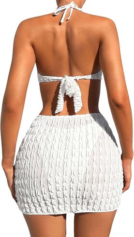 Verdusa Women's 2 Piece Triangle Bikini High Cut Bathing Suit Swimsuit in Saudi Arabia