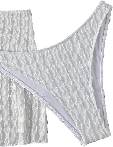 Verdusa Women's 2 Piece Triangle Bikini High Cut Bathing Suit Swimsuit in Saudi Arabia
