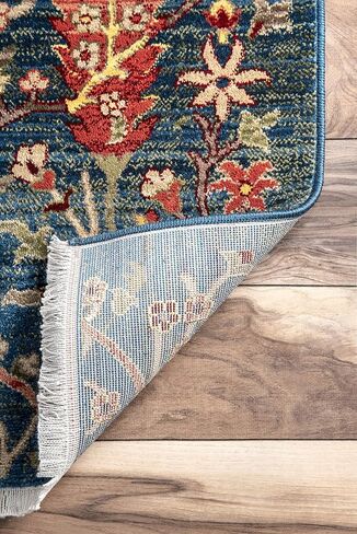 nuLOOM Dasilva Tribal Fringe Area Rug, 5x7, Blue in Saudi Arabia