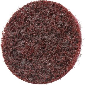 Scotch-Brite 07481 Roloc 2" x No Hole Aluminum Oxide Medium Grade Surface Conditioning Disc, (Box of 25) - 4-Box Pack in Kuwait