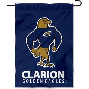 Clarion Golden Eagles Mascot Logo Garden Banner Flag