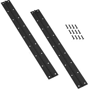 2PCS Continuous & Piano Hinges,18-Inch Heavy Duty Stainless Steel 304 Continuous Hinges Piano Boat Hinges,0.05" Thickness,2" Open Width, Ideal for Folding Cabinet Doors,Piano Cabinets