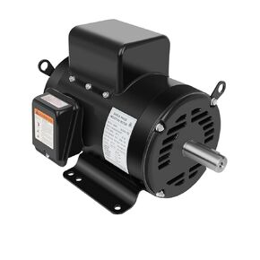 Air Compressor Motor, 3HP Electric Motor 1750RPM, Single Phase Motor,184T Frame, 208V-230V,ODP 60HZ