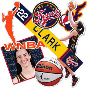 Desert Cactus Caitlin Clark Indiana Fever WNBA Women's National Basketball Association Officially Licensed Sticker Vinyl Decal Laptop Water Bottle Car Scrapbook (P2)