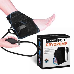 Foot CryoPump | Ankle Ice Pack Wrap, Foot Ice Pack Wrap, Ice Pack Ankle, Achilles Tendon Wrap, Heel Ice Pack, Ankle Pain Relief, Foot Ankle Ice Wrap, Ankle Ice Pack Wrap for Swelling